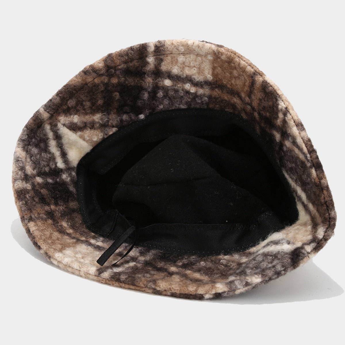 Dipped Shop - Wholesale Bucket Hat - Women's - Vintage Fuzzy Plush Thick Warm Bucket Hat DP25G7434