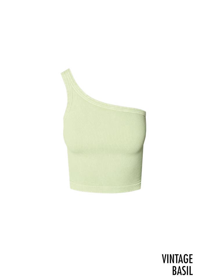 NIKIBIKI - Wholesale Knit Top - Women's - NS7834 - Vintage One Shoulder Crop Top2