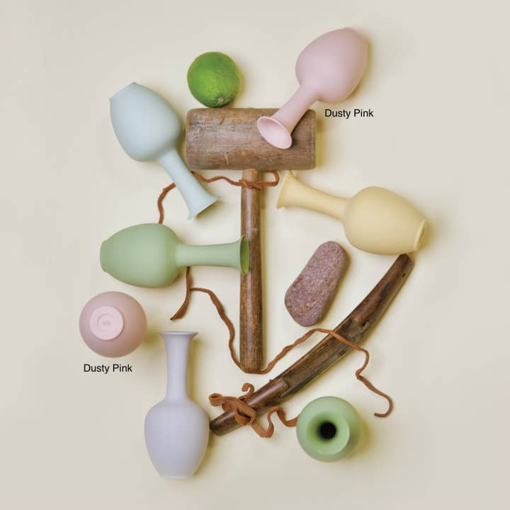 Middle Kingdom - Venta al por mayor Floreros - Mini jarrón de porcelana mate2