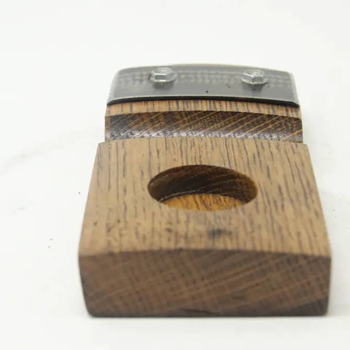 Whiskey Stave Coaster with Cigar Holder  and other Purchase Wholesale glass drink coasters. Free Returns & Net 60 Terms on Faire trending on Faire.