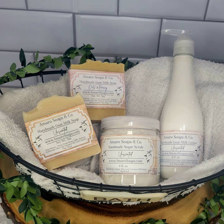 Sensitive Skin Bundle for wholesale by Amaro Soaps & Co.