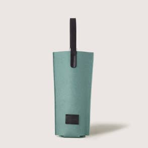 Hana Merino Wool Bottle Bag - Spruce Black for wholesale on Faire0
