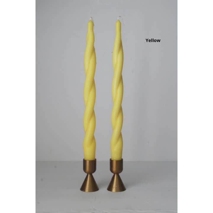 MarneyAsh - Wholesale Tapered candle/candlestick - Spiral Taper Candlesticks, Modern Soy Beeswax Taper Candles9