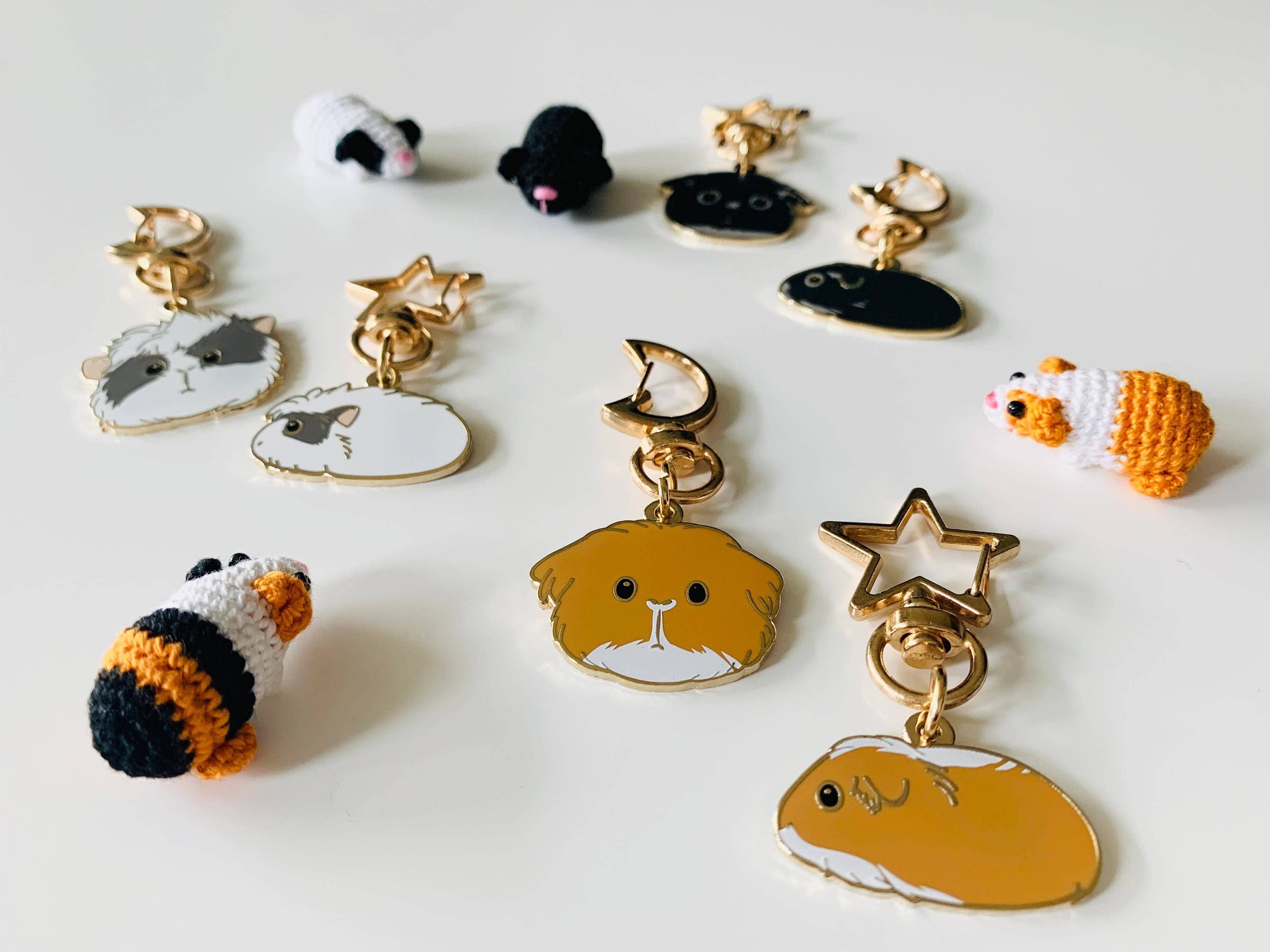 HolyGuacamolly - Wholesale Keychain - Women's - Original Design Guinea Pig Keychains Set1