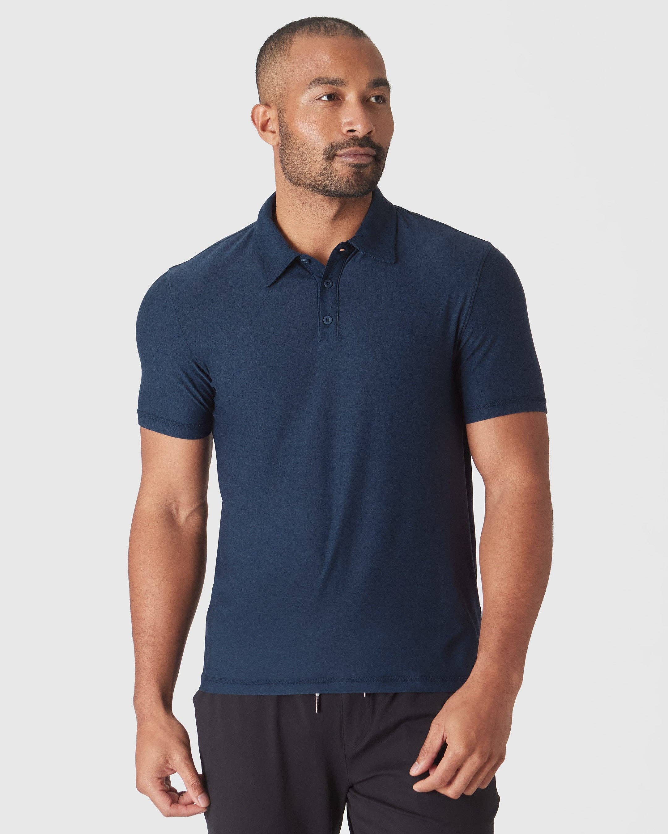 True Classic - Wholesale Polo - Men's - Dark Heather Cadet Active Polo 2.00