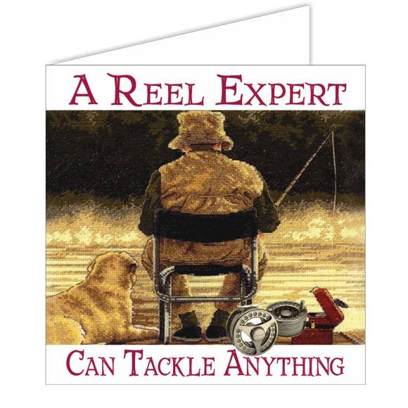 Nauticalia – wholesale Everyday greeting card – Fishy Tales Card - A Reel Expert.0