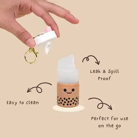 Boba Tribe – Großhandel Schlüsselanhänger – Unisex – Schlüsselanhänger-Set mit Boba-Trinkhalm5