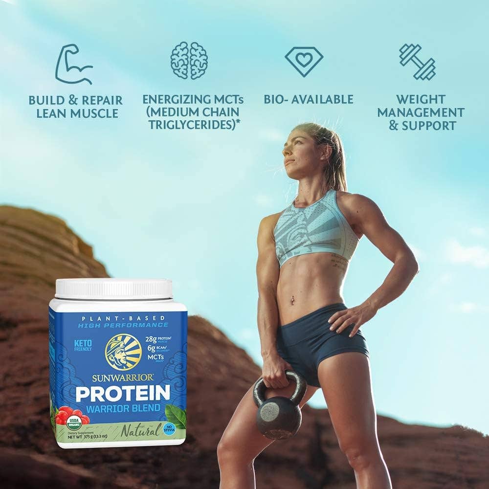 Sunwarrior - Wholesale Protein/Superfood Powder - Warrior Blend Unflavored Protein - Pea Protein Powder5