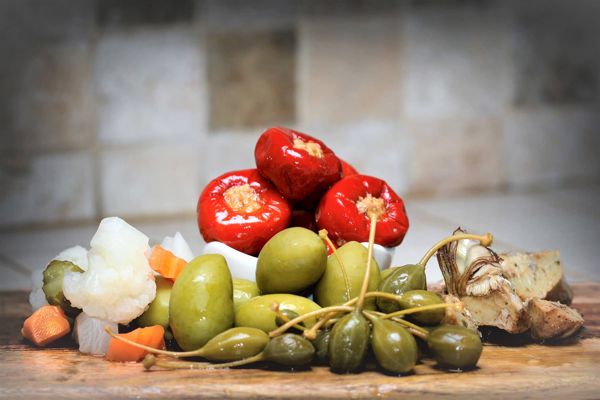 RITROVO - Vente Légumes marinés - Casina Rossa Piments Cerises Farcis1