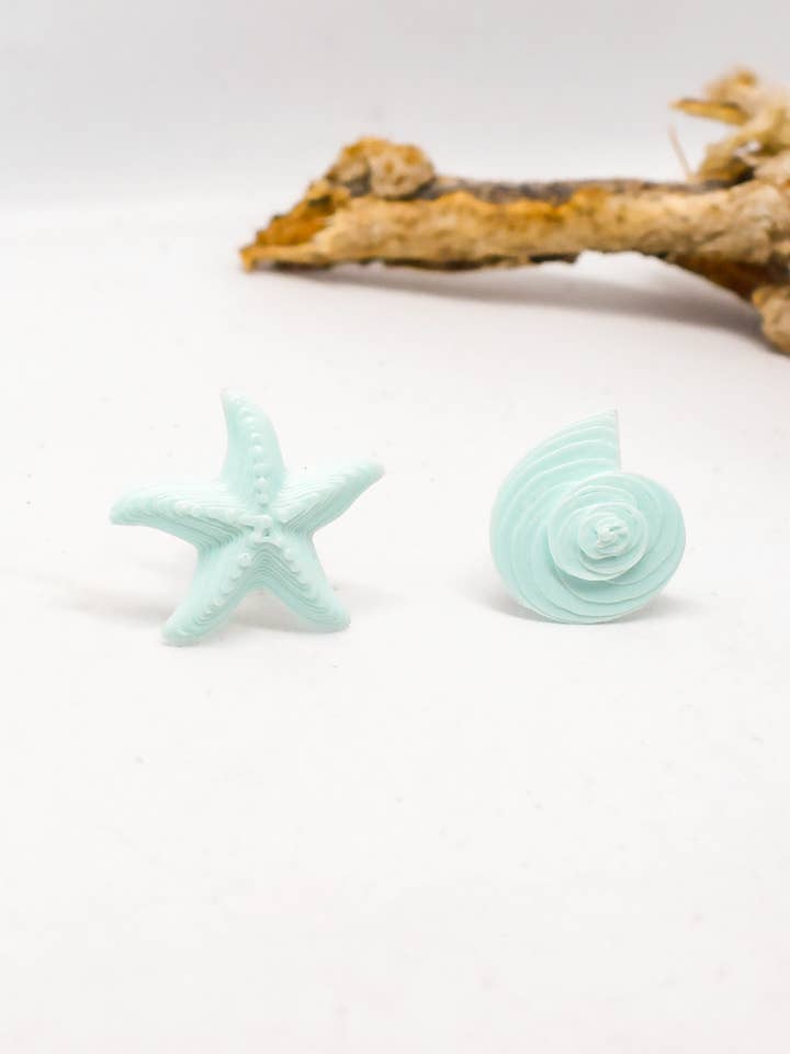 Boucles d'oreilles Blue Sea pour la vente par Seron