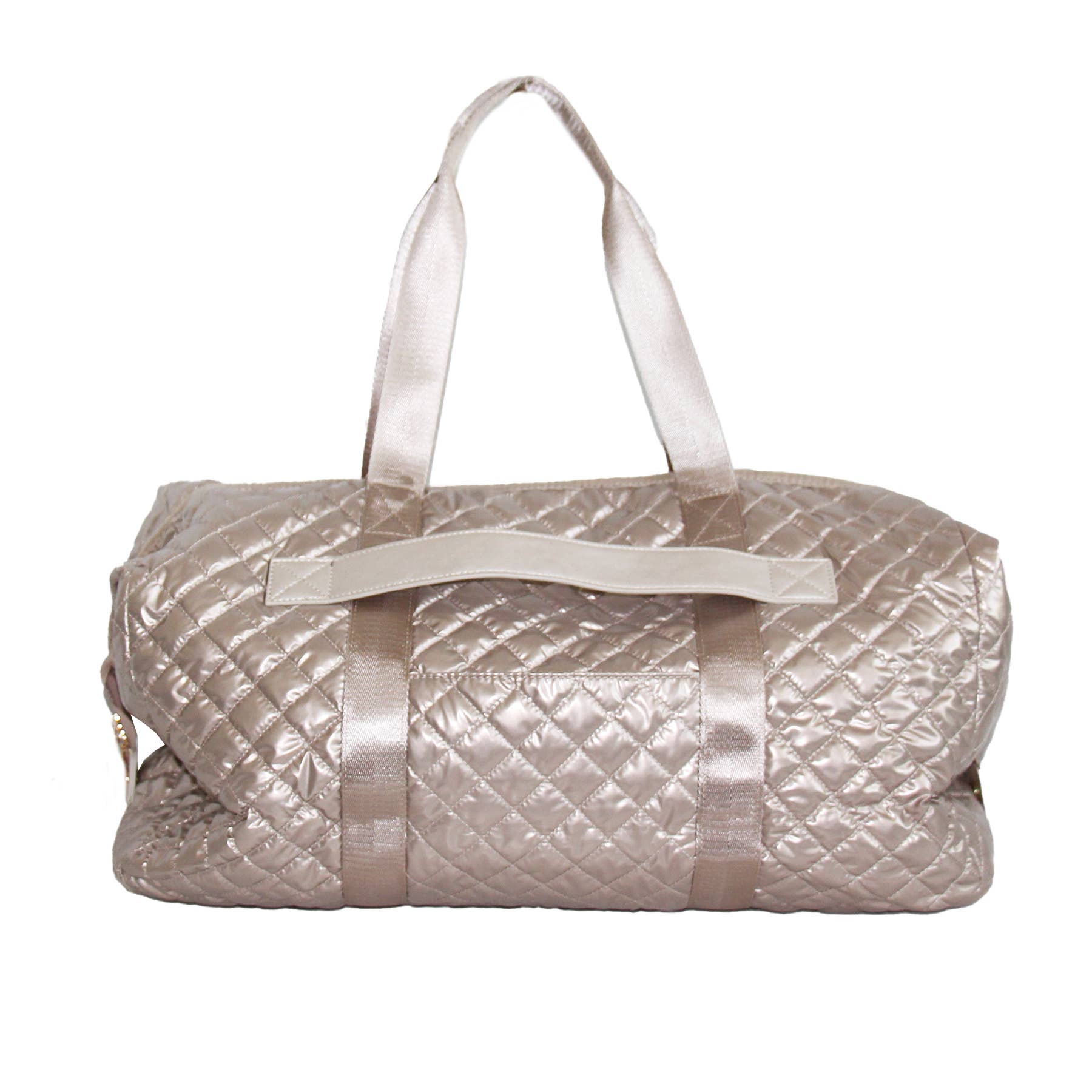Lemonbella - Wholesale Weekender Bag - Women's - The Debra Diamond Weekender Duffle Bag Champagne3