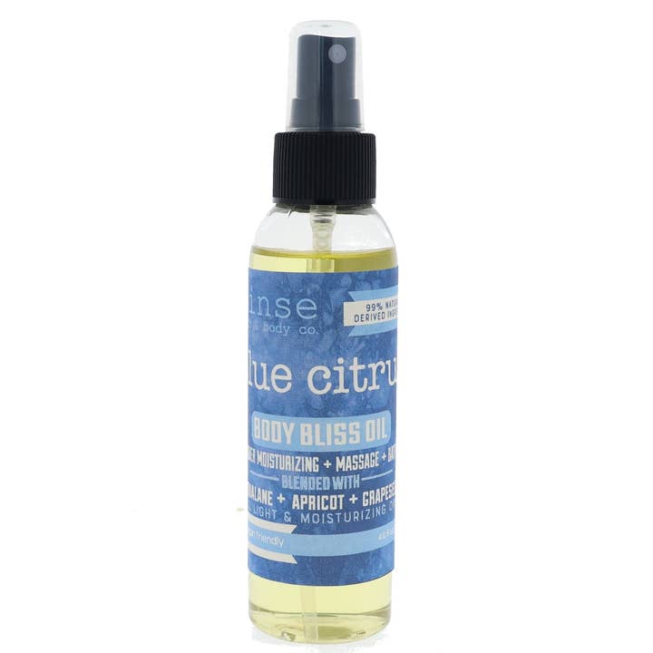Rinse Bath Body Inc - Wholesale Bath/Body Oil - Body Bliss Oil - Blue Citrus