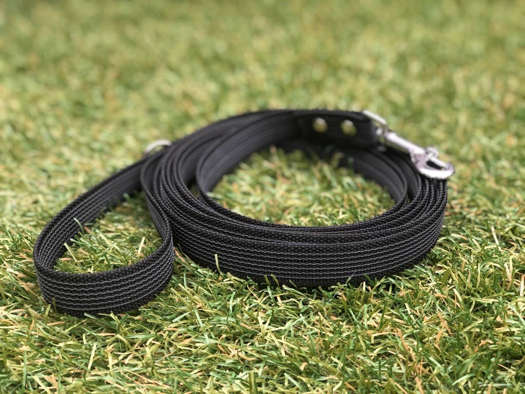 Four Paws Boutique - Wholesale Pet Leash - Dog - Dog Leash - Non-Slip Leash - Black - Training - Tracking Line1