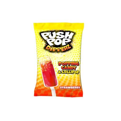 CargoPirate - Venta al por mayor Piruletas - Bazooka Push Pop Dipperz Caramelo Popping & Piruleta 48x12g