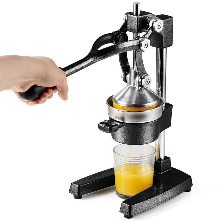 Alpine - Wholesale Juicer - Eurolux Cast Iron Citrus Juicer | Commercial Grade Manual Hand Press | Countertop Squeezer for Fresh Fruit Juice11