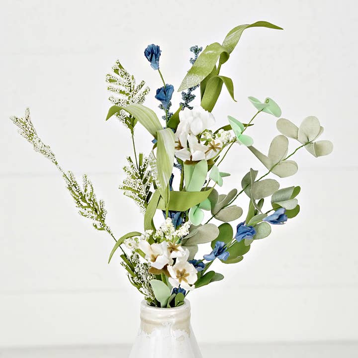 Holiday Depot Inc. - Wholesale Artificial Flowers - 35475- 16in Bush-Lakeside Garden