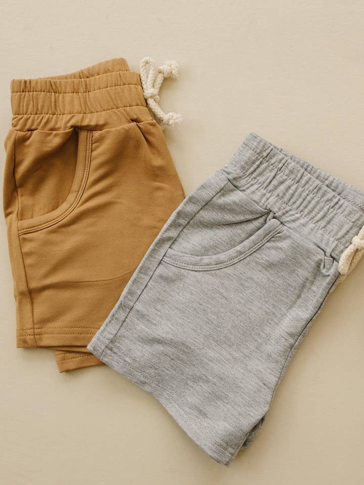 Little Joy Co. - Wholesale Shorts - Kids - Bamboo Terry Drawstring Shorts