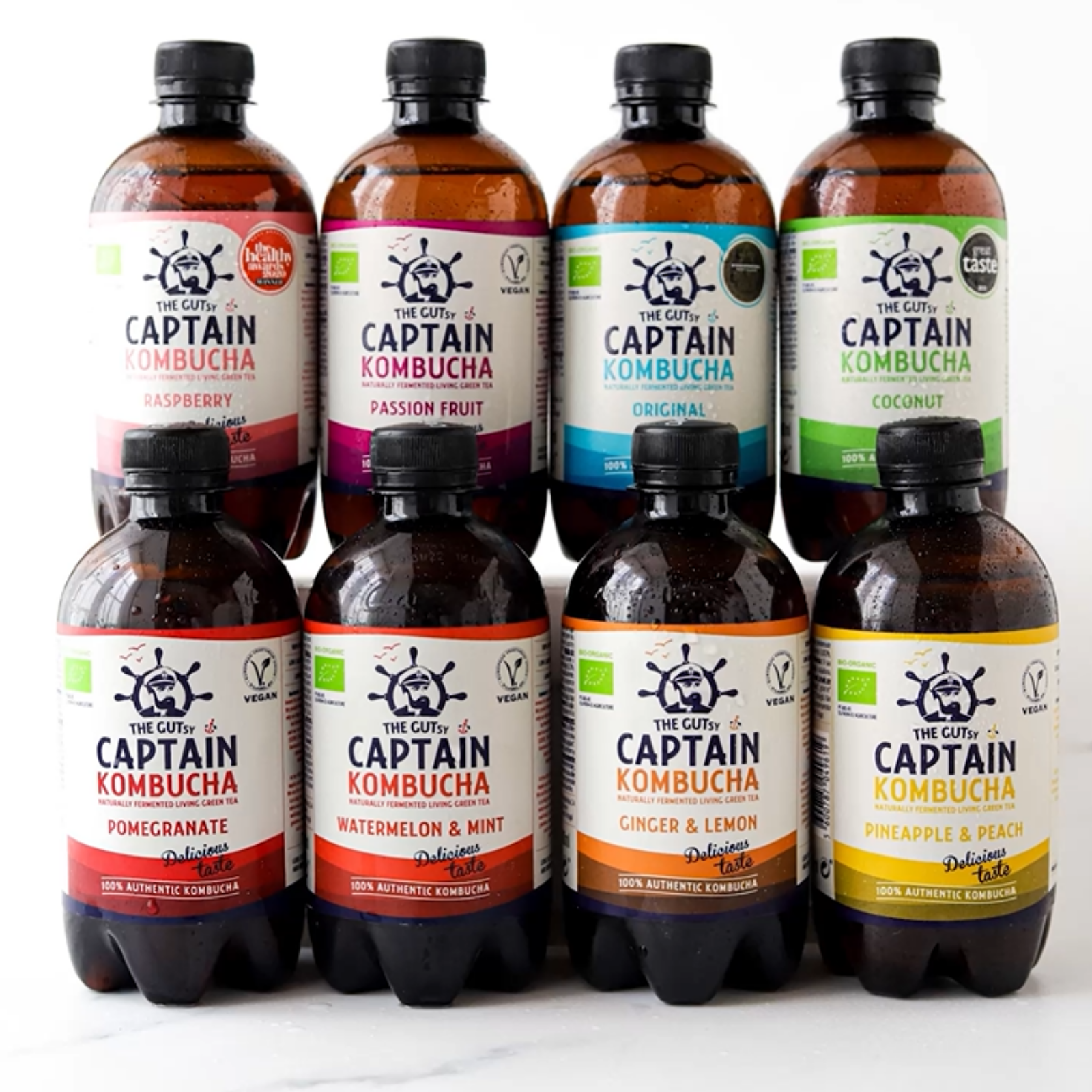 The GUTsy Captain Company – wholesale Kombucha – GUTsy Captain Kombucha - Multiflavor Pack 12x400mL1