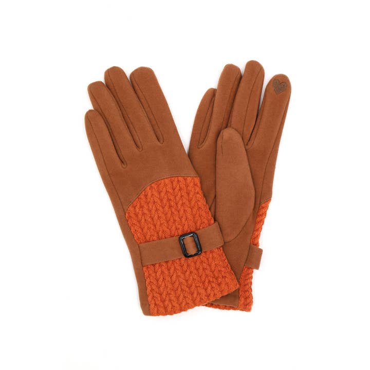 Anarchy Street - Wholesale Gloves - Women's - Braid Belt Detail Smart Touch Gloves3