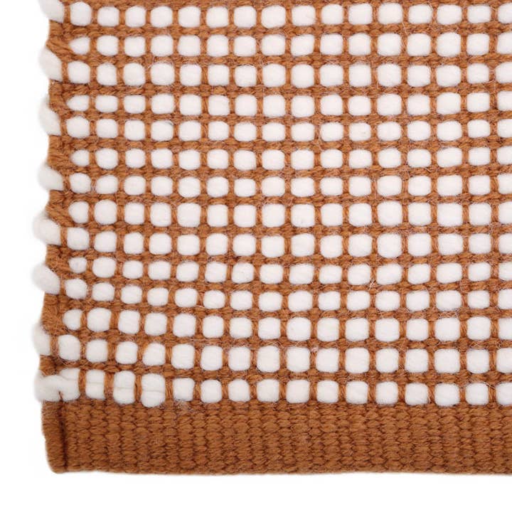 NATTIOT - Wholesale Area Rug - BERGEN CARAMEL L contemporary wool rug3