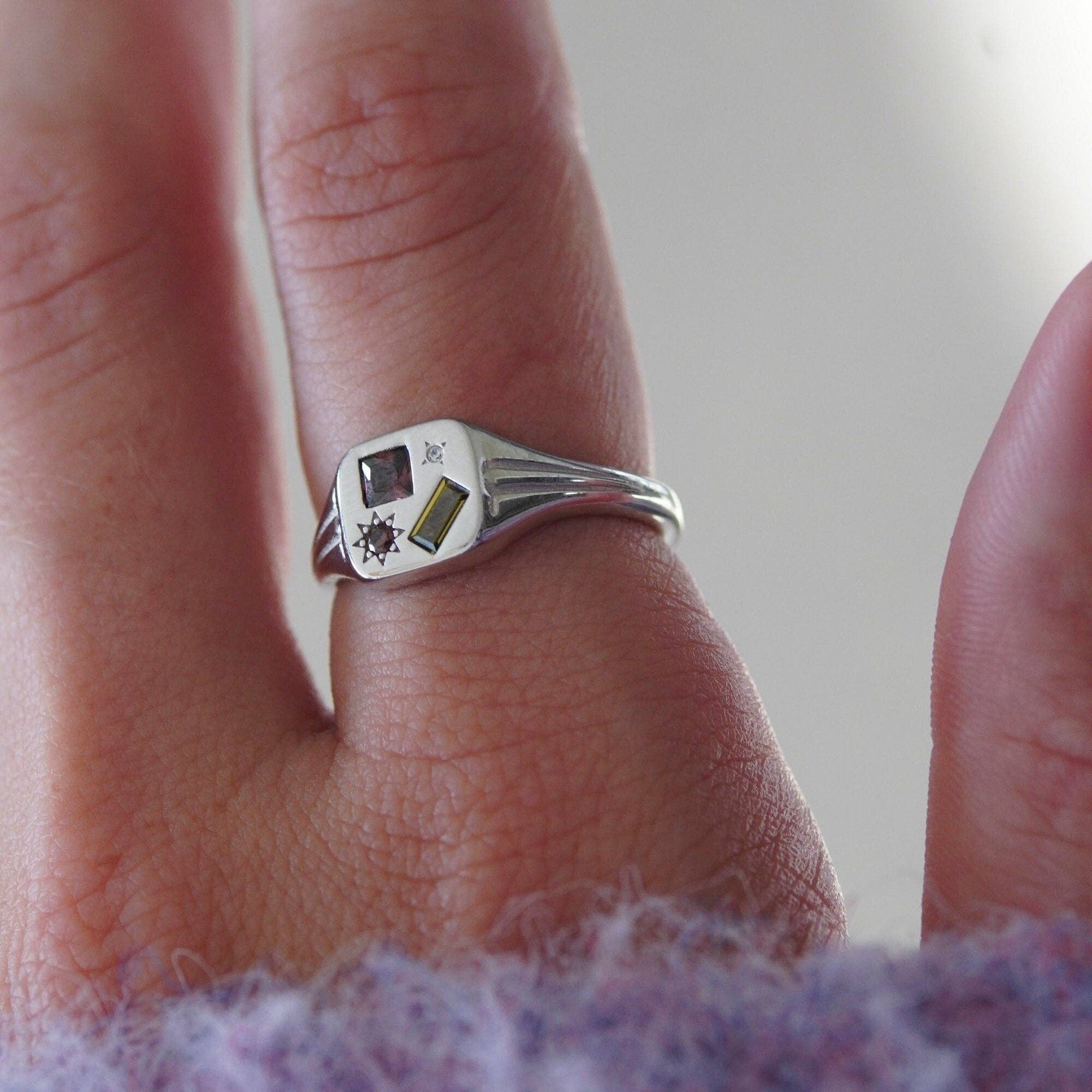 Junk Jewels Ltd - Wholesale Signet Ring - ASTRA Signet Ring7