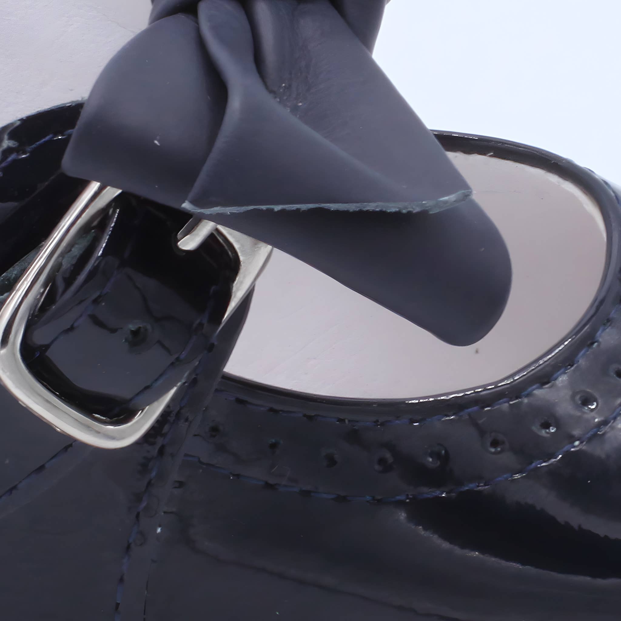 Borboleta – wholesale Dress shoes – Kids – Girls Patent Bar Shoes with Removable Knotted Bow8