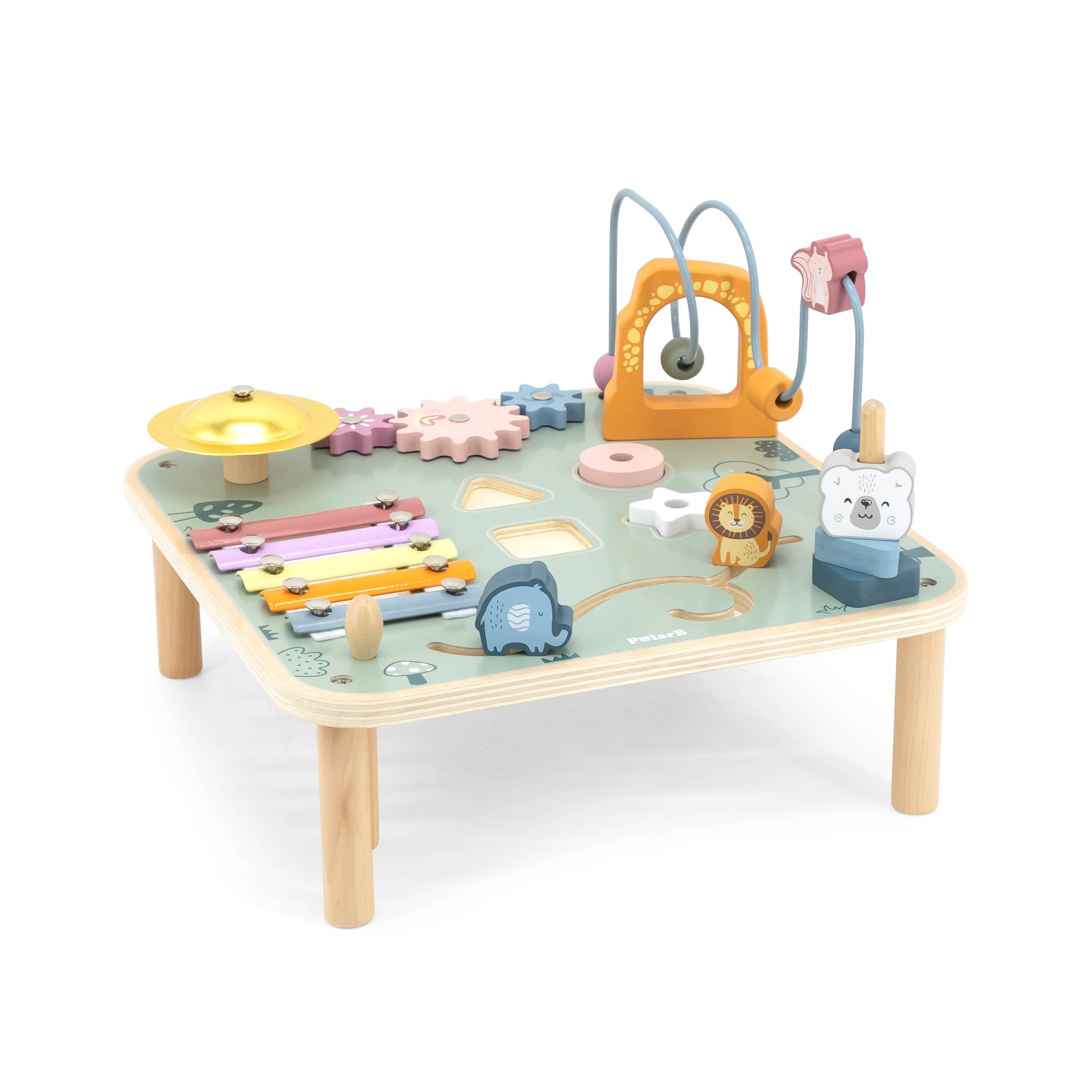 Trade Toys Limited - Wholesale Wood Toy - Kids - PolarB Multi Functional Activity Table1