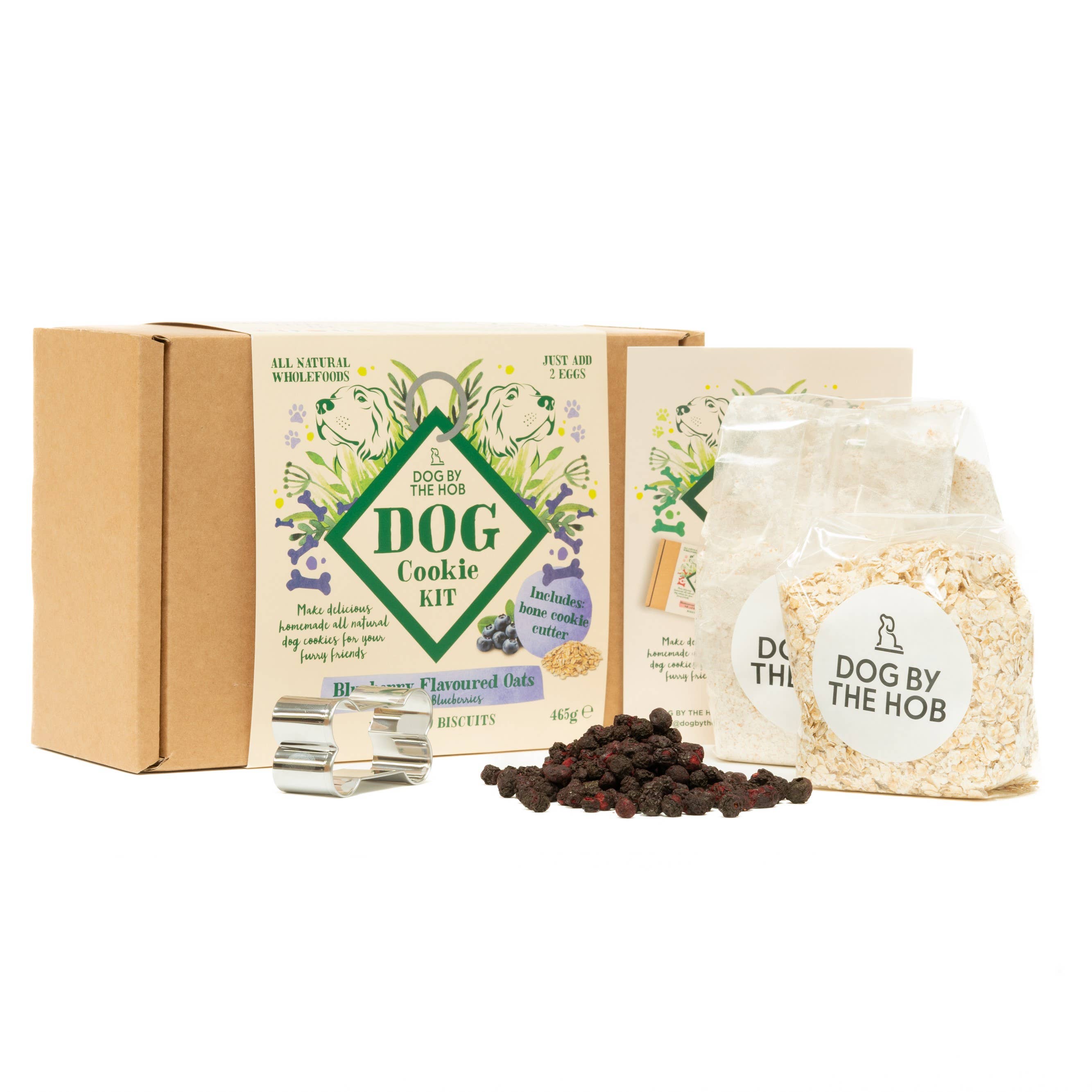 Dog By The Hob – wholesale Pet treats – Dog – Blueberry & Oat Dog Cookie Making Kit (Dog By The Hob) 3