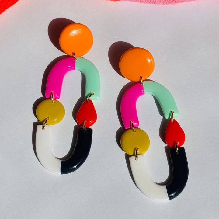 Delaney and Blu - Wholesale Dangle Earrings - Over And Under0