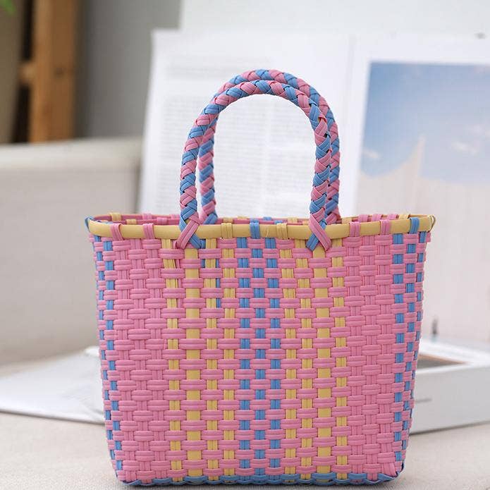 MKS America - Wholesale Tote Bag - Women's - PP colorful tote cabbage basket