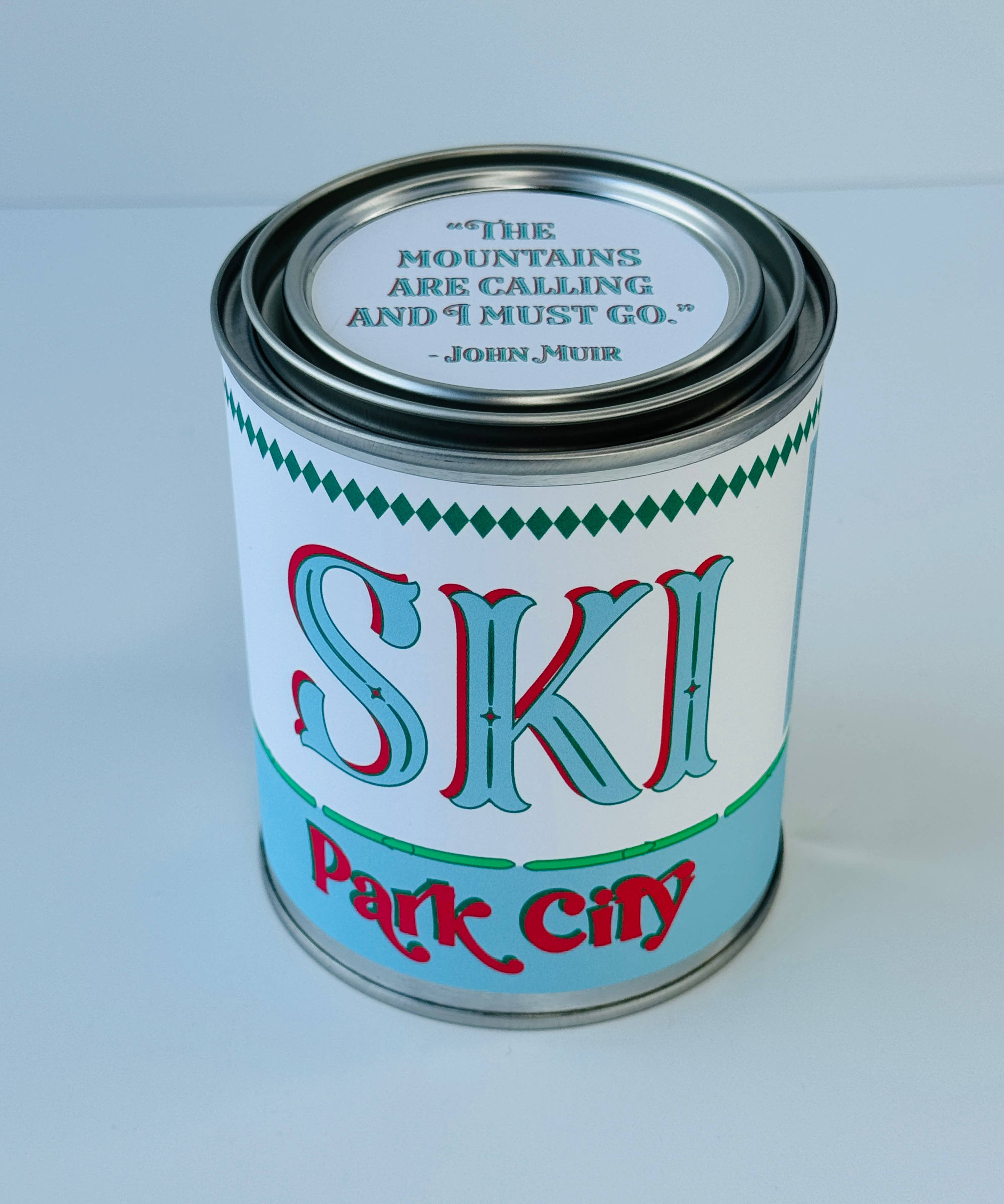 Rambling Caravan - Wholesale Travel Candles - Custom Ski Candle - Paint Tin Candle1