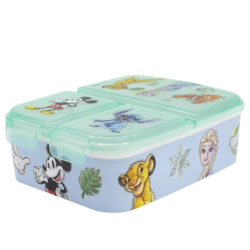 Evidence - Wholesale Lunch Bag/Box - Kids - Disney 100 Multi-Compartment Plastic Sandwich Box0
