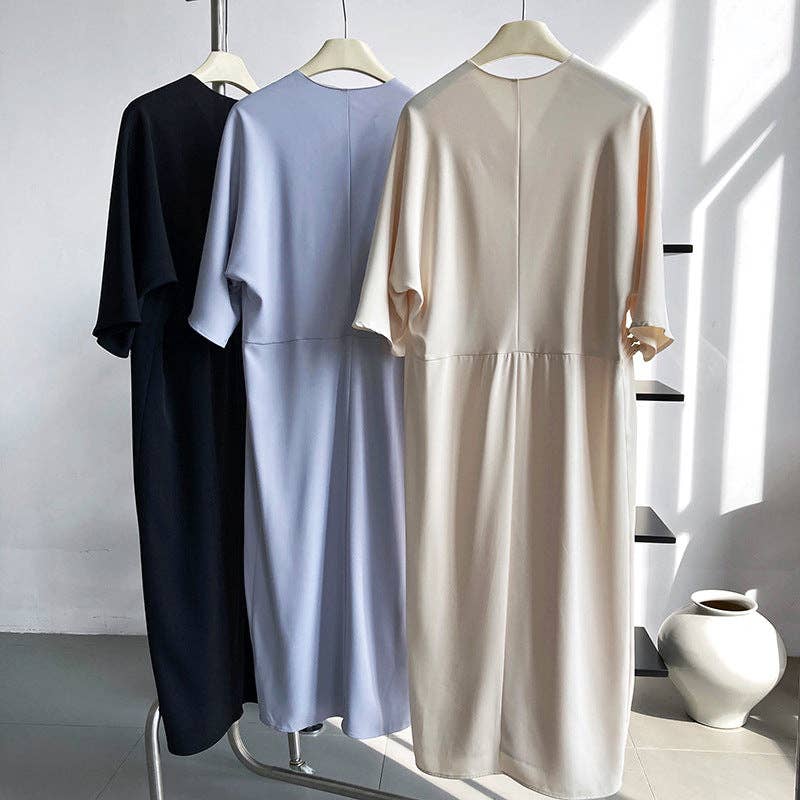 Marayn - Vente Robe – femme - 2025 NOUVELLE Robe Noeud Élégante Moderne Chic Touche Chinoise72