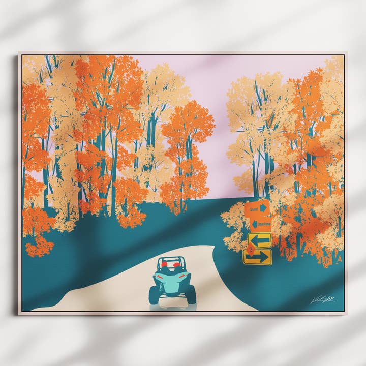 Copper Harbor Trails, saisonaler Druck, 8 x 10 für den Großhandel von Byway Press