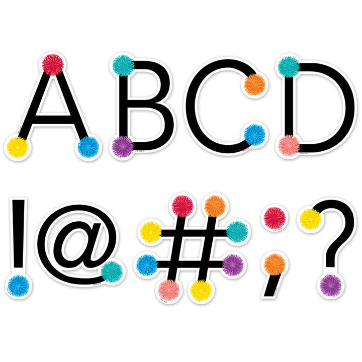 Lettres Majuscules de Créateur Pom 5" pour la vente par Creative Teaching Press