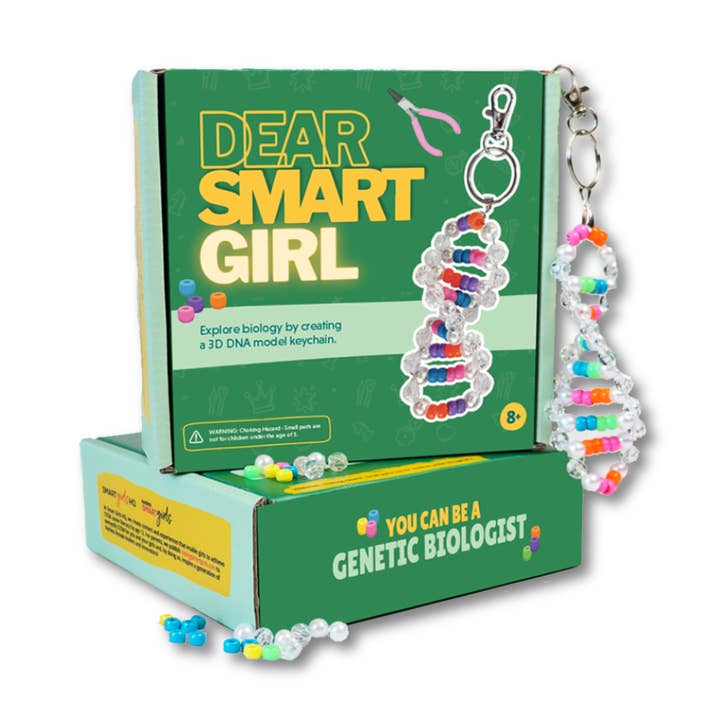 Kit d'activité STEM DIY | Créez votre propre porte-clés modèle ADN 3D pour la vente par Dear Smart Girl