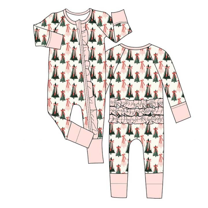 Combinaison à volants Zippy Peppermint Pines pour la vente par Sweet P Baby Co.