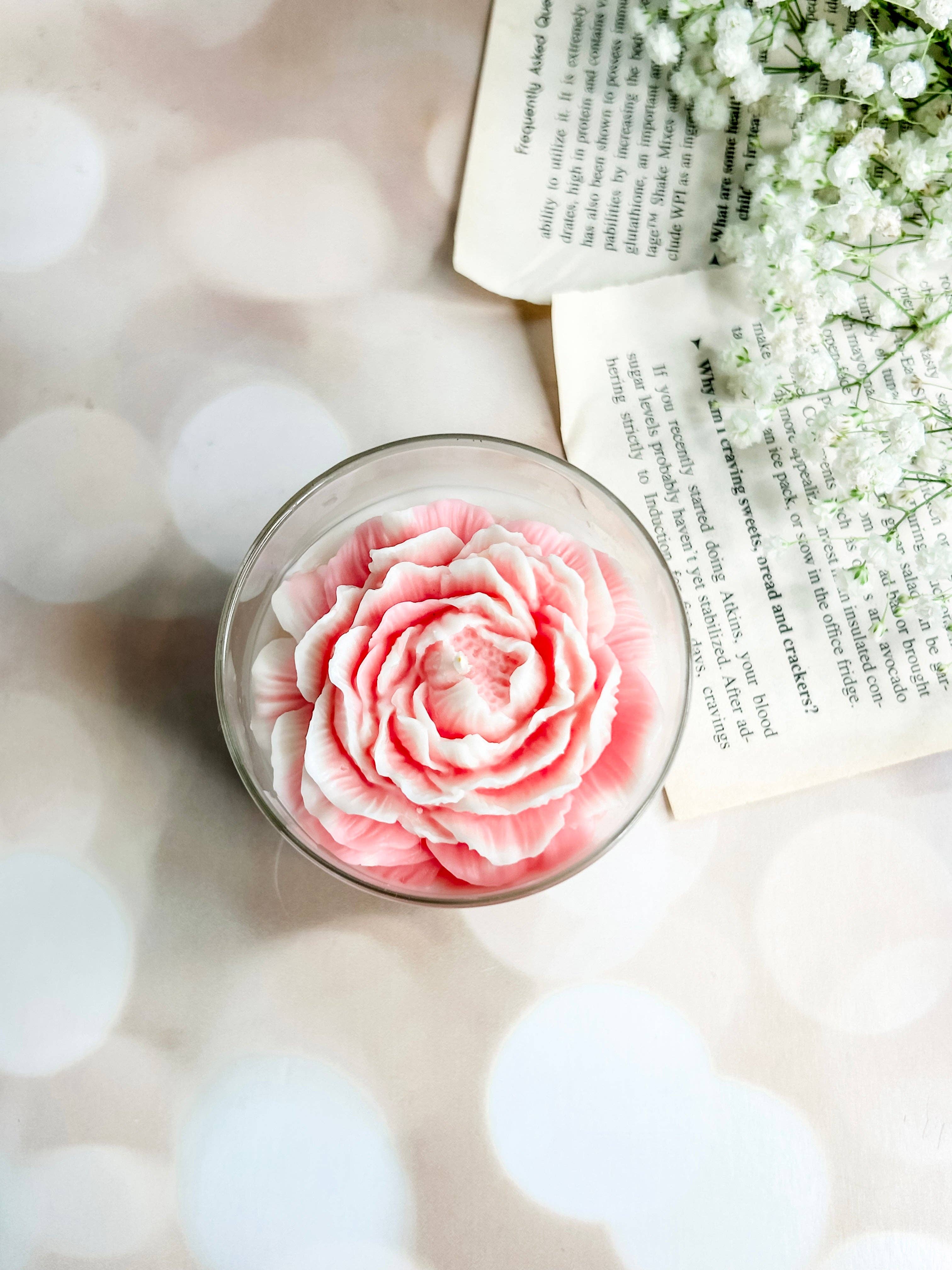 Soul Rest Candle Co. - Wholesale Jar/Filled Candle - Love for Peonies 10oz candle3