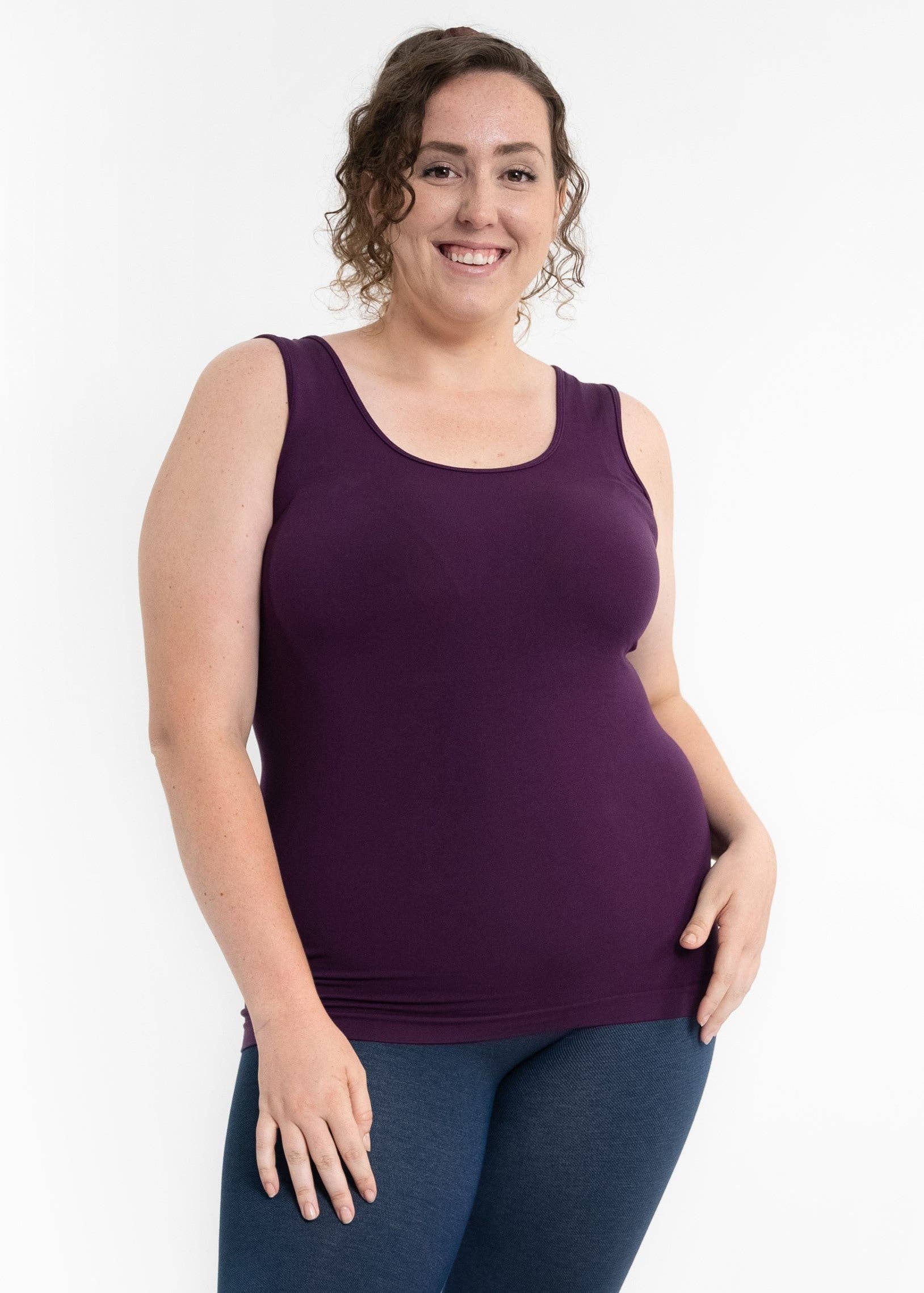 ELIETIAN - Wholesale Tank Top - Women's - Reversible Tank - Curvy Fit83