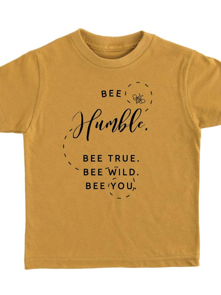 Bee Humble T shirt | Kids Graphic Tee | Kids Clothes for wholesale by Nature Supply Co