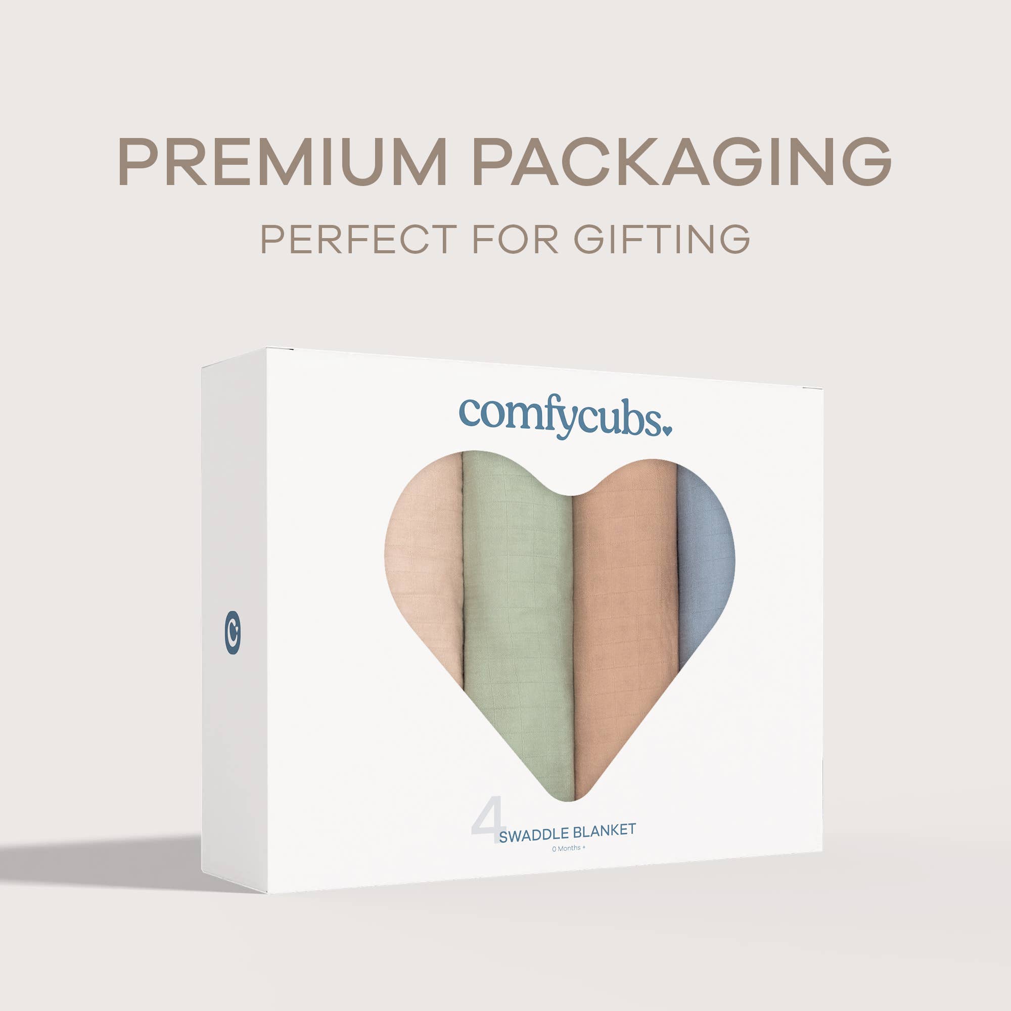 Comfy Cubs – Engroshandel Svøb - Baby – Musselin svøbetæpper, pakke med 4, 47" x 47" fra Comfy Cubs26