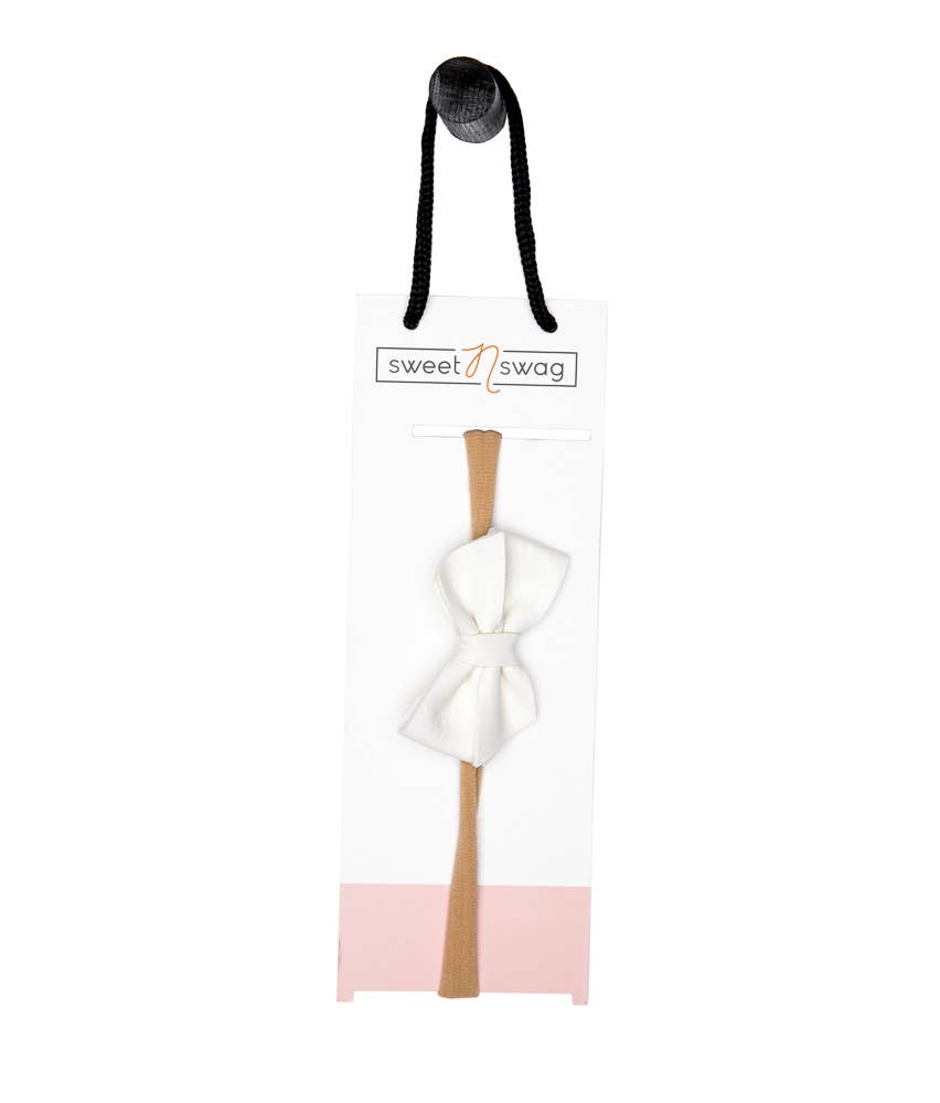 Sweet N Swag – wholesale Hårrosett - Barn – HÅRBÅGE | Nylon pannband, flicka, neutral rosett10
