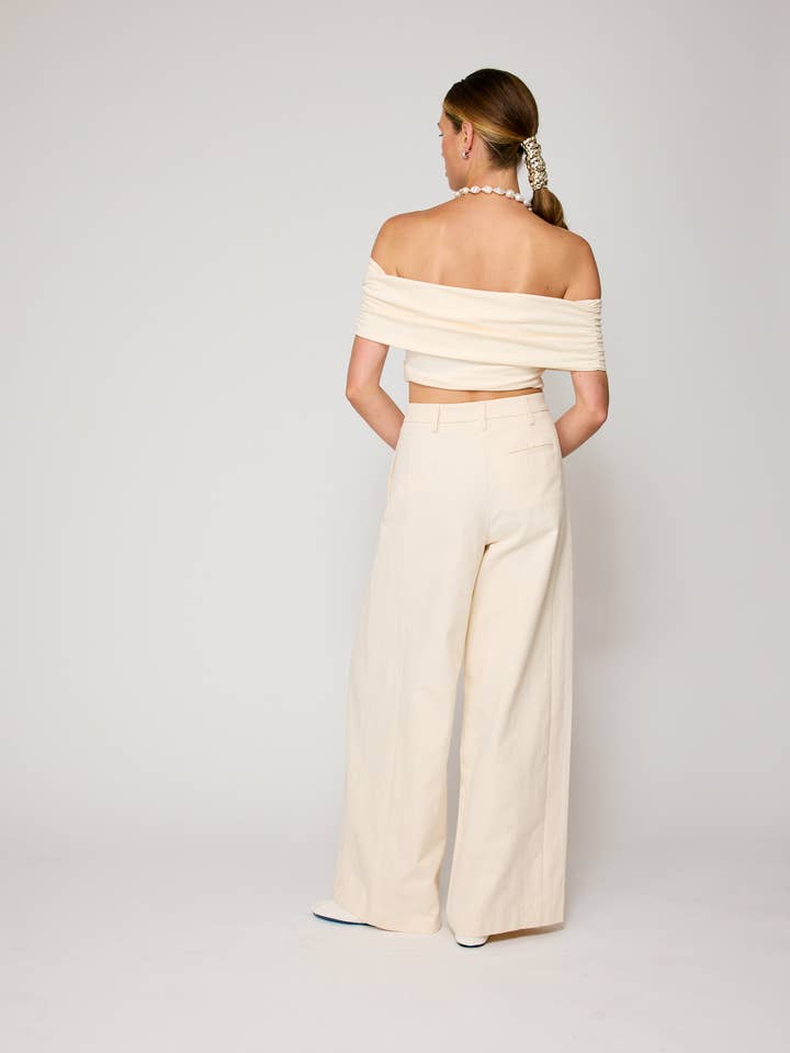 ECRU DEVIN PANTS for wholesale on Faire2