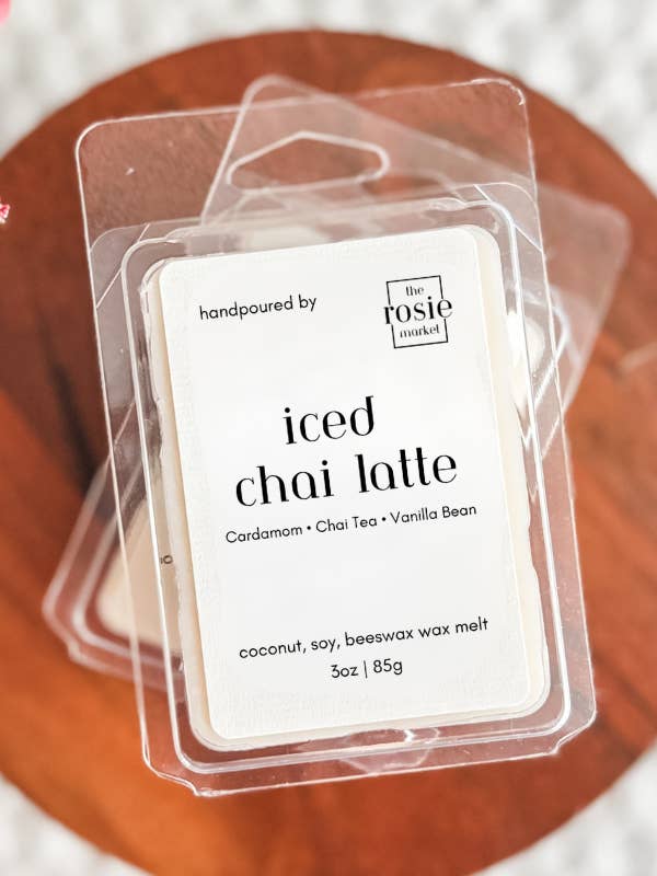 Iced Chai Latte Wax Melts for wholesale by The Rosie Market
