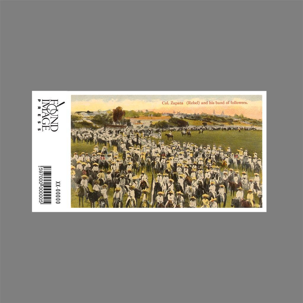 Found Image Press - Vente Autocollant - Autocollant MX-53 Zapatistes, Mexique, 19161