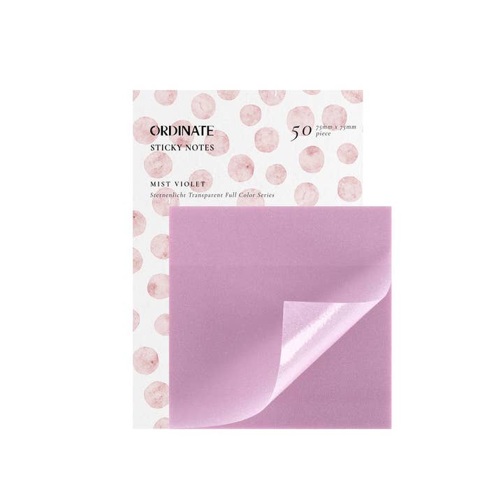 Mist Violet | Genomskinliga Transparenta Klisterlappar för wholesale av Ordinate