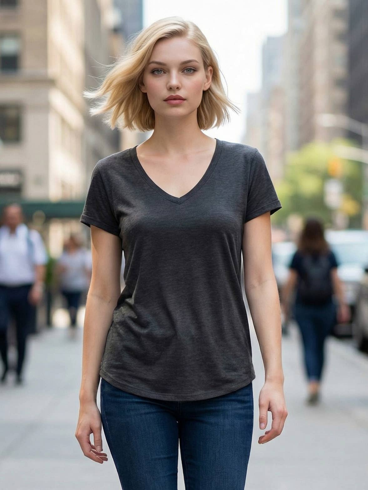 42POPS – wholesale Knit top – Women's – `.Short Sleeve Rayon Jersey Tee14