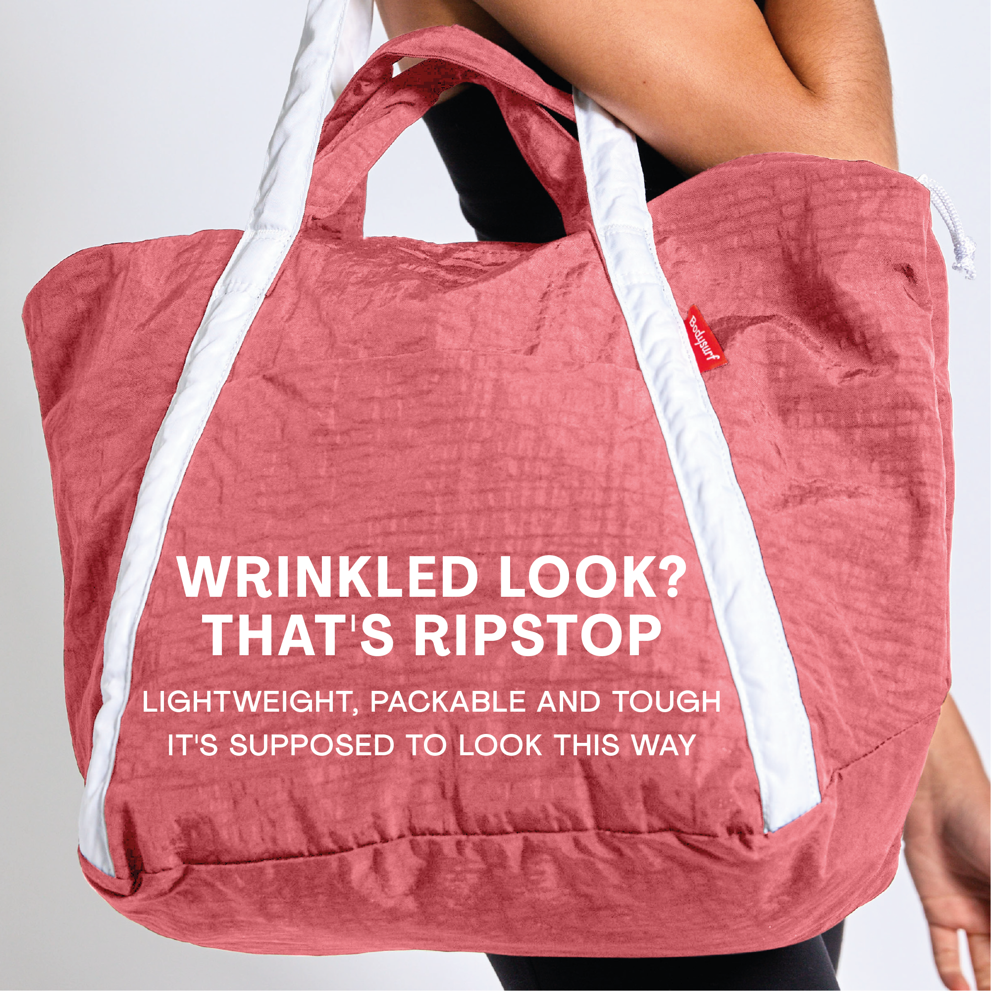 Bodysurf - Wholesale Strandtas - Middelgrote waterdichte strandtas van ripstop nylon33