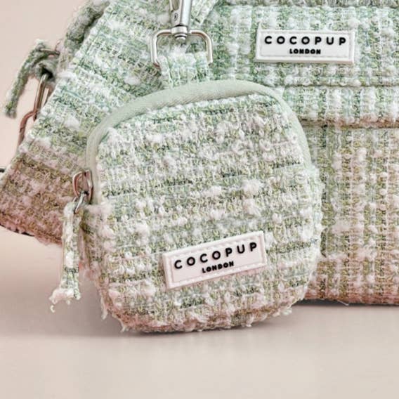 Treat Pouch - Matcha Textured Tweed for wholesale by Cocopup London