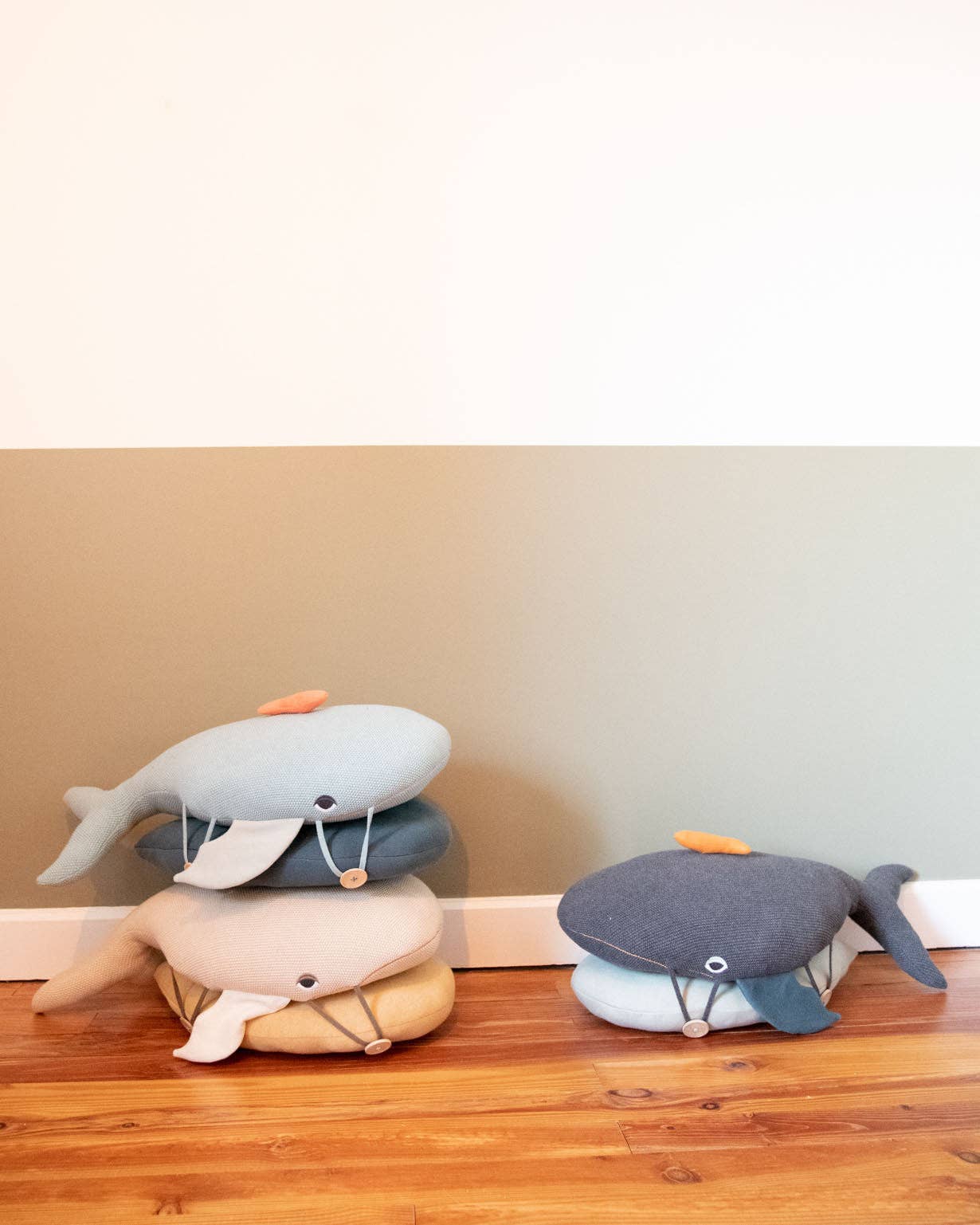 L'Oiseau Bateau - Vendita all'ingrosso Peluche - Bambini e neonati - Grande morbido cuscino balena - Sabbia2